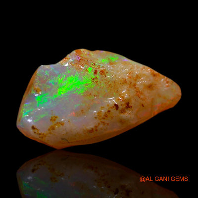 1.00 Cts Natural Australian Fire Opal Loose Gemstone Fancy Rough 12x6x2 mm RG-682