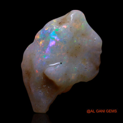 Natural Fire Opal Gemstone 1.00 Cts Loose Fancy Rough From Australia 12x8x3 mm RG-685