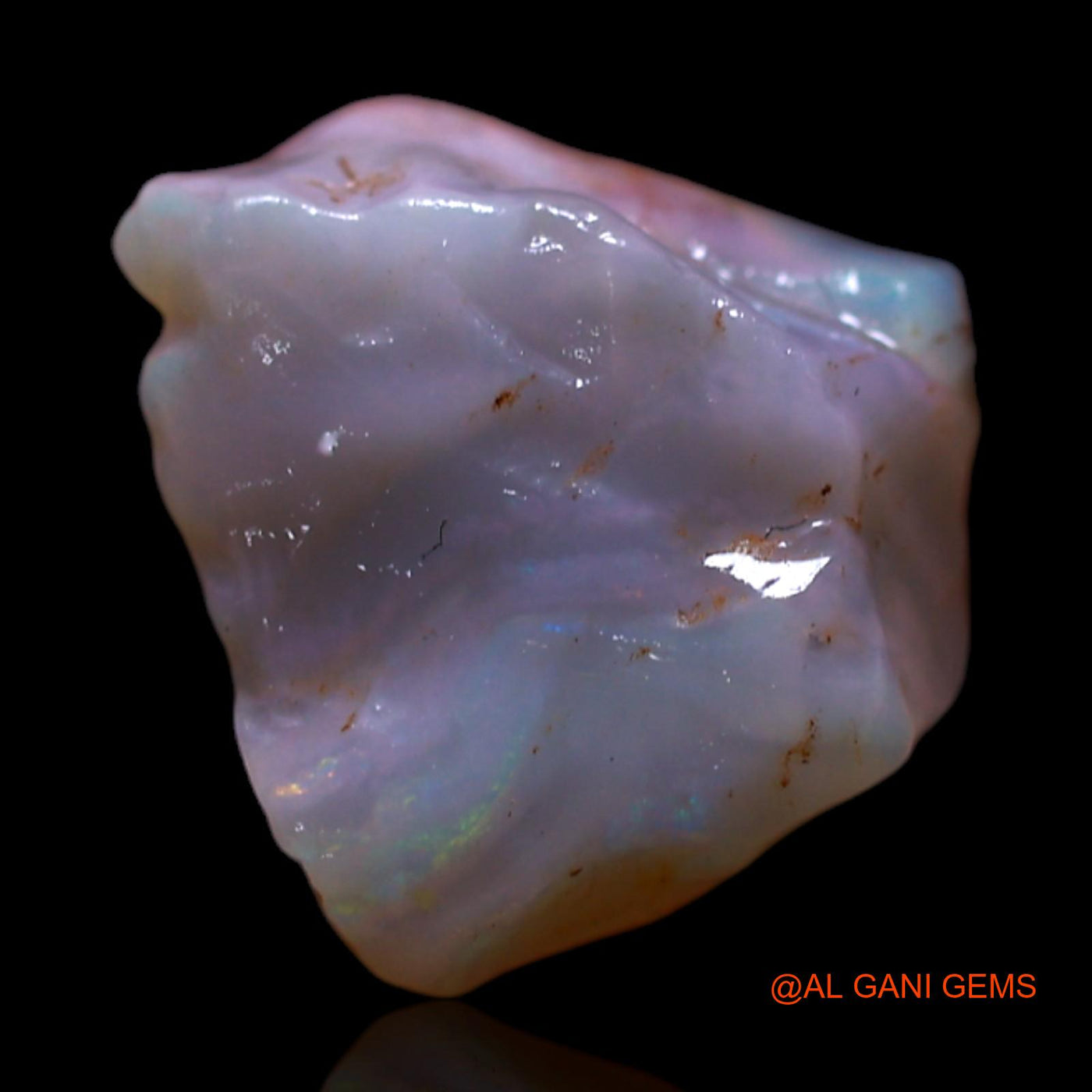 2.00 Cts Unheated Australian Fire Opal Loose Gemstone Fancy Rough Natural 10x10x6 mm RG-688