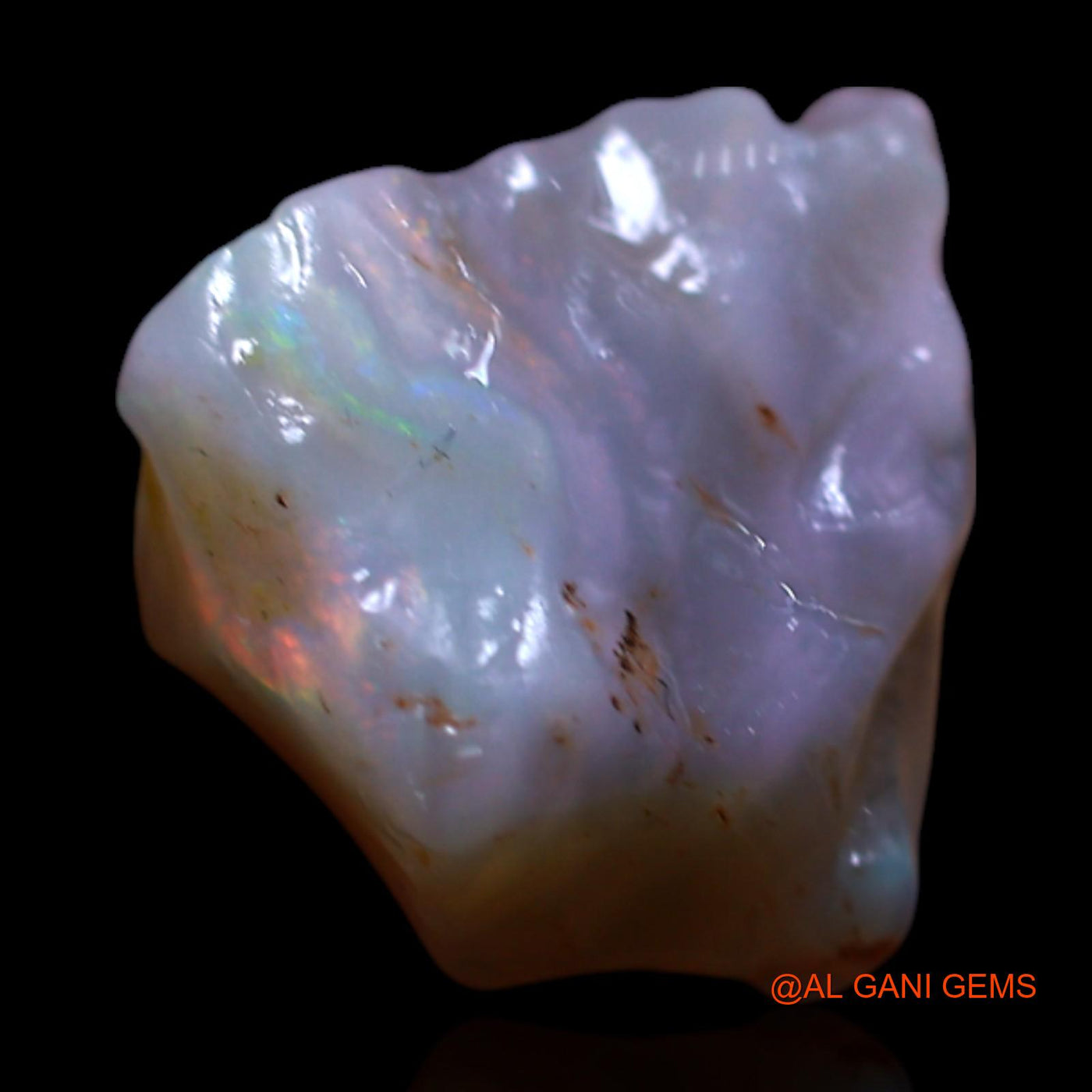 2.00 Cts Unheated Australian Fire Opal Loose Gemstone Fancy Rough Natural 10x10x6 mm RG-688