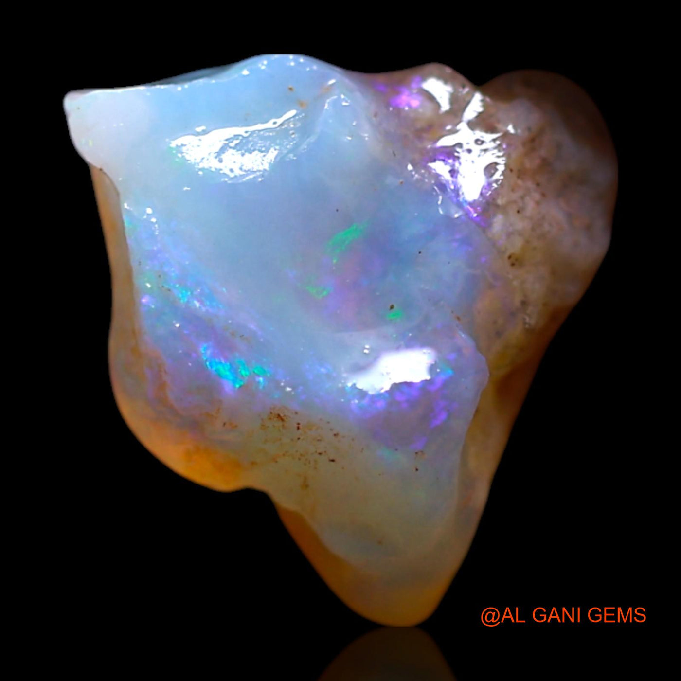 2.00 Cts Natural Australian Fire Opal Loose Gemstone Fancy Rough 10x9x6 mm RG-689