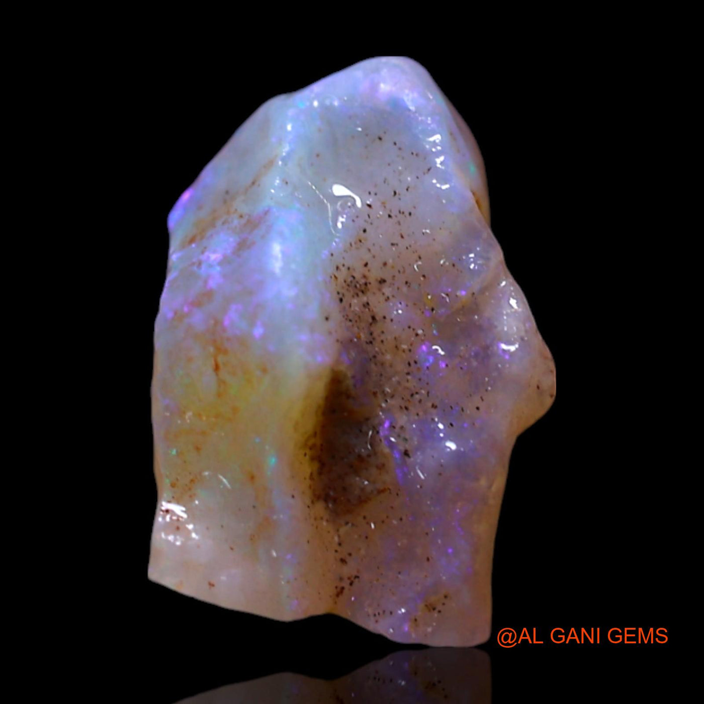 2.00 Cts Natural Australian Fire Opal Loose Gemstone Fancy Rough 10x9x6 mm RG-689