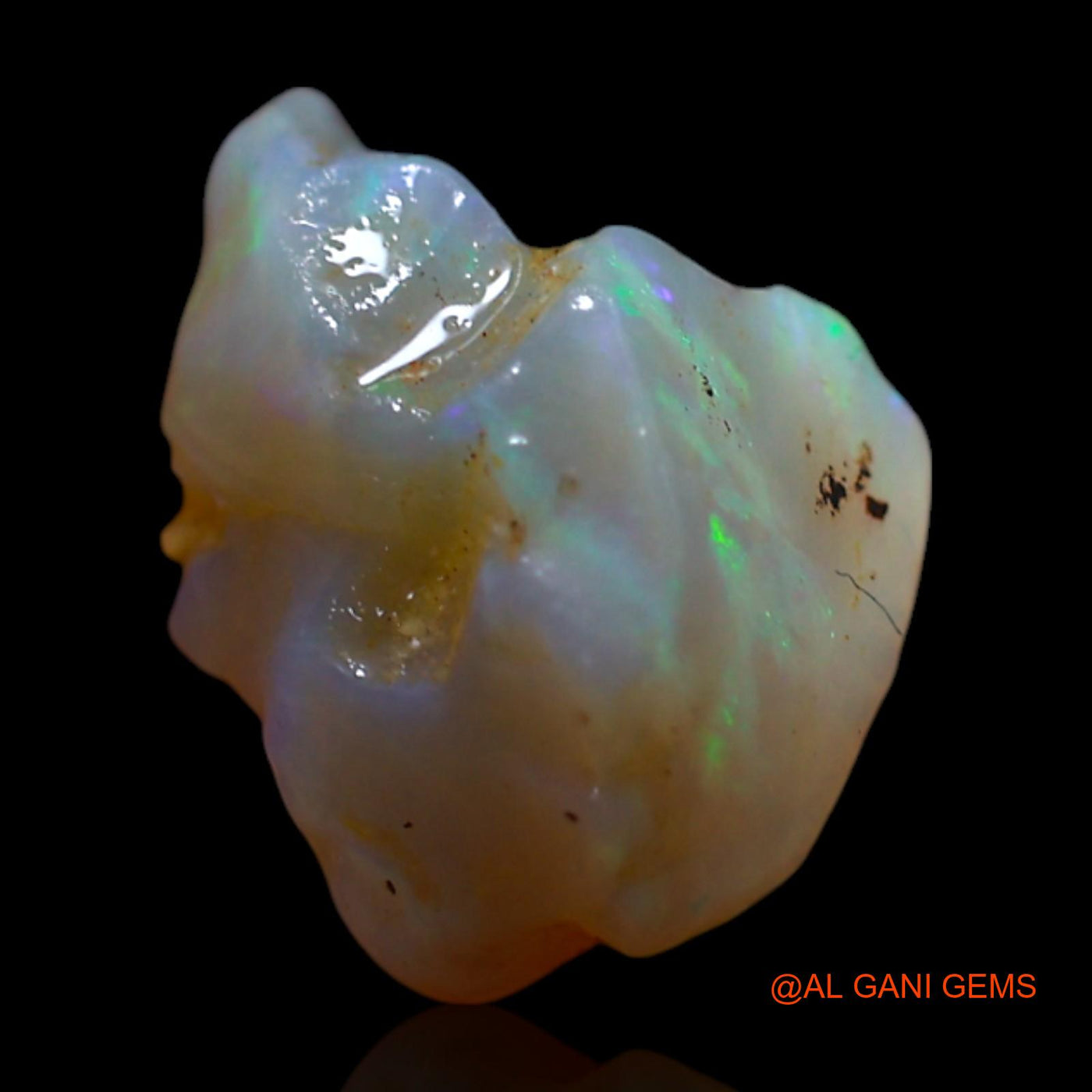 2.00 Cts Natural Australian Fire Opal Fancy Rough Loose Gemstone For Jewelry 11x8x6 mm RG-690