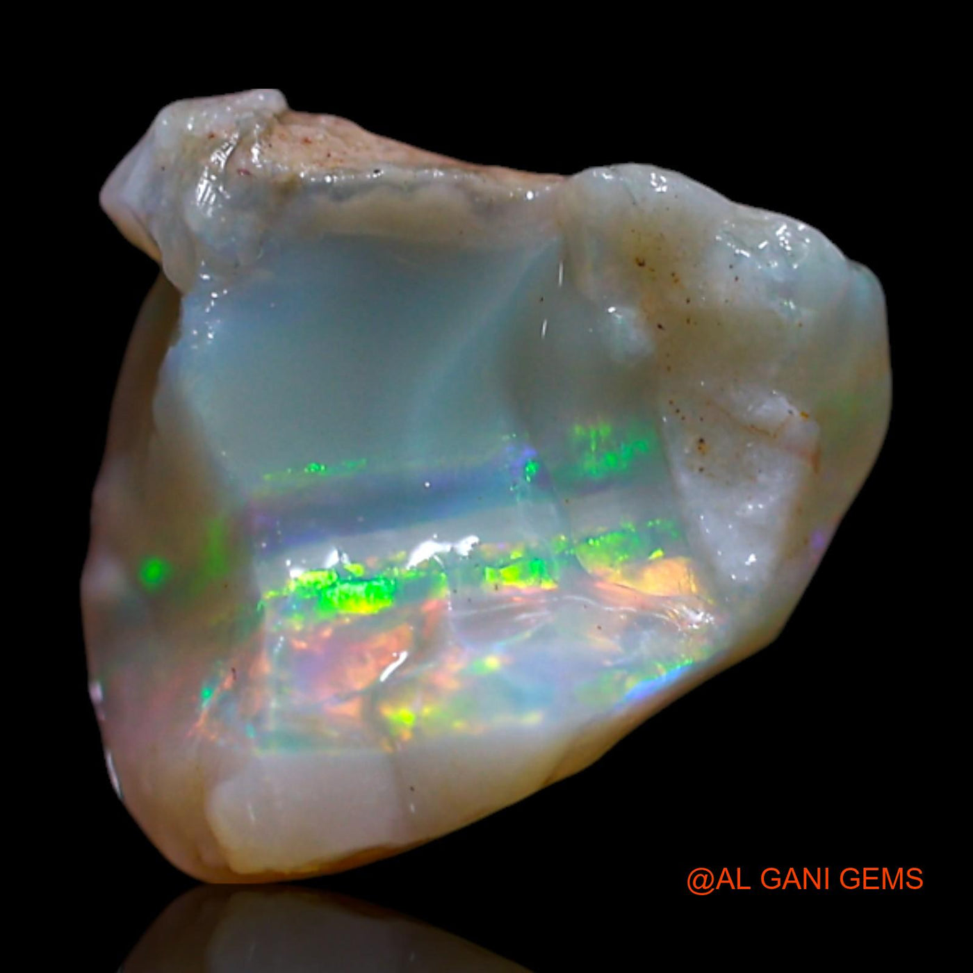 2.00 Cts Natural Australian Fire Opal Loose Gemstone Fancy Rough 10x8x7 mm RG-693