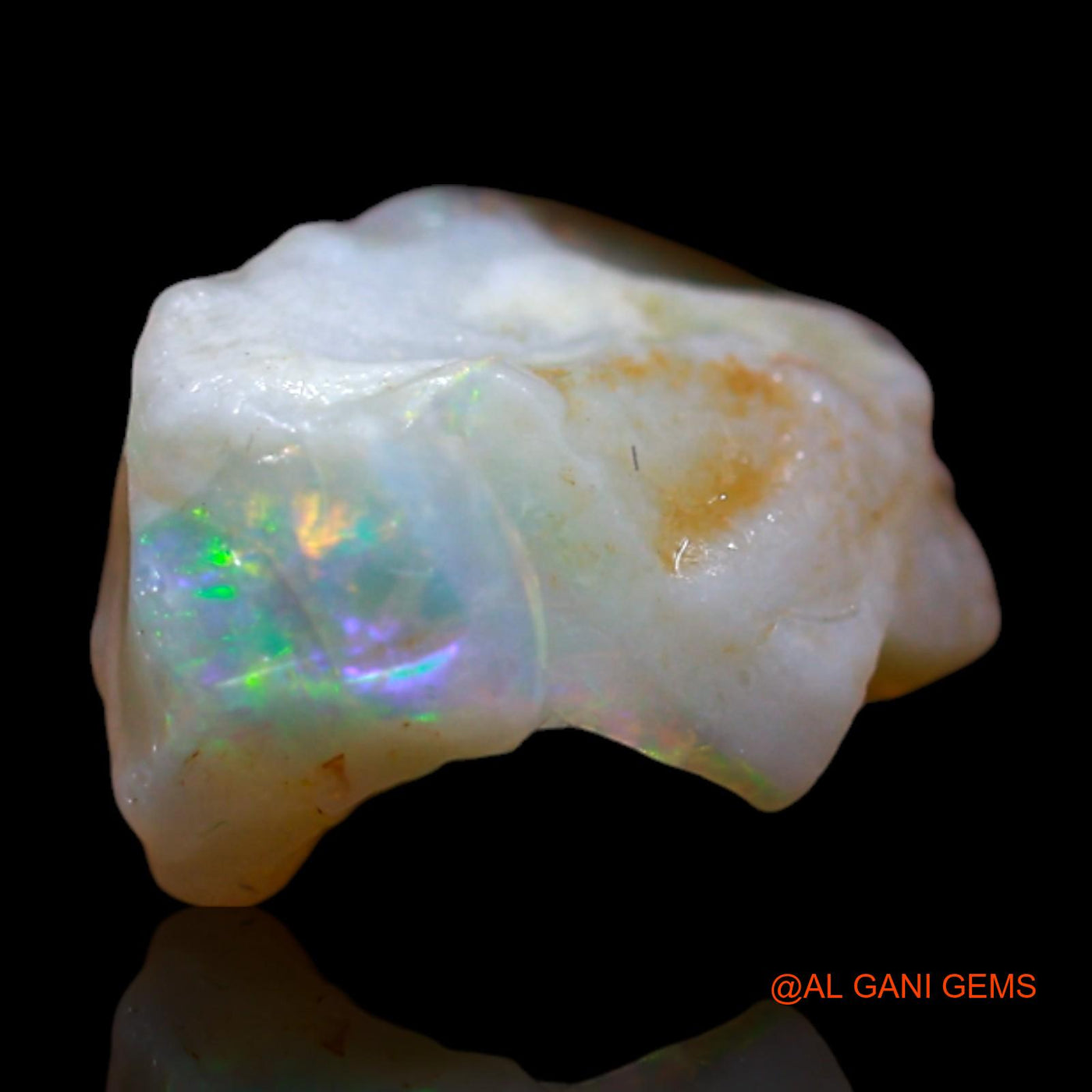 2.00 Cts Natural Australian Fire Opal Loose Gemstone Fancy Rough 10x8x7 mm RG-693