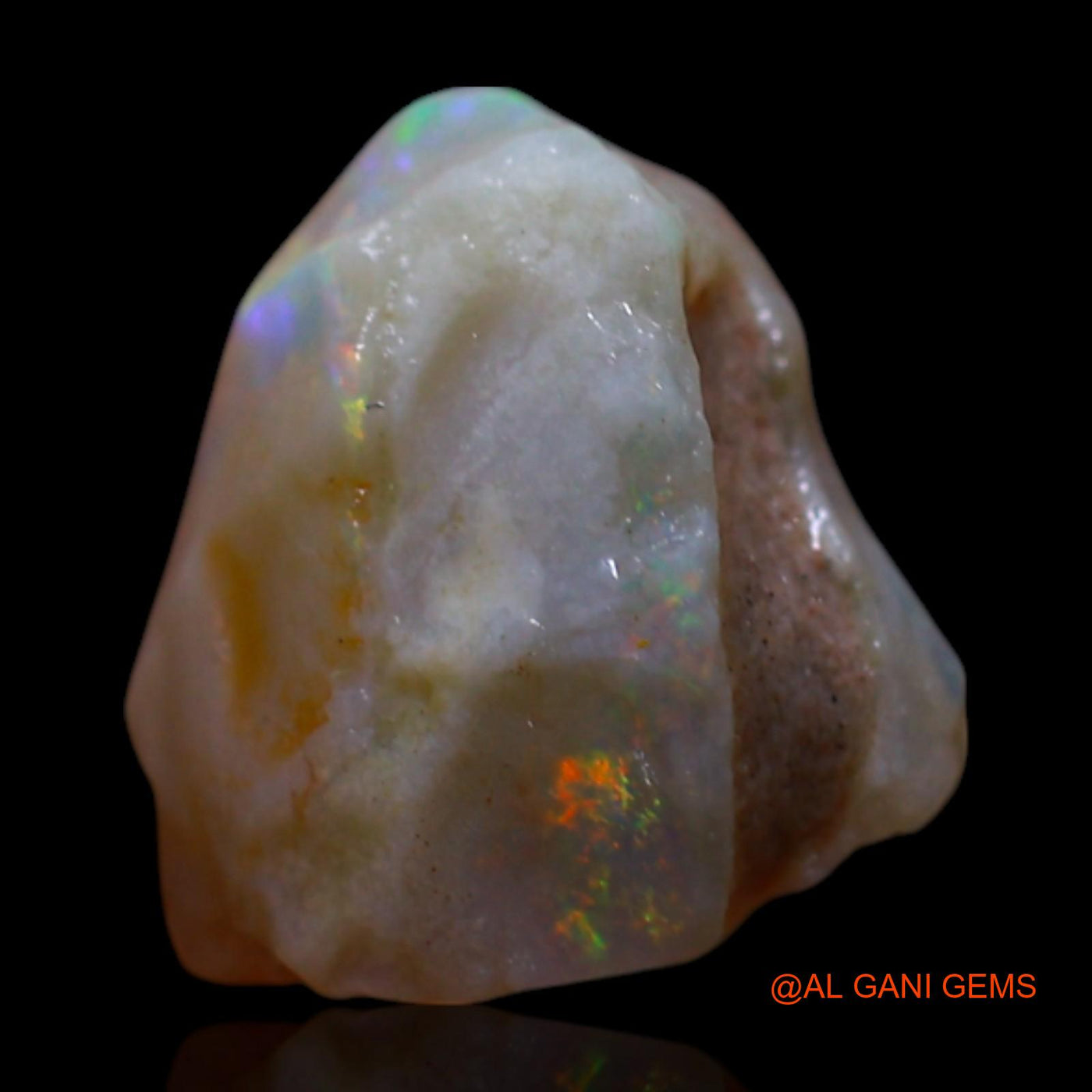 2.00 Cts Natural Australian Fire Opal Loose Gemstone Fancy Rough 10x8x7 mm RG-693