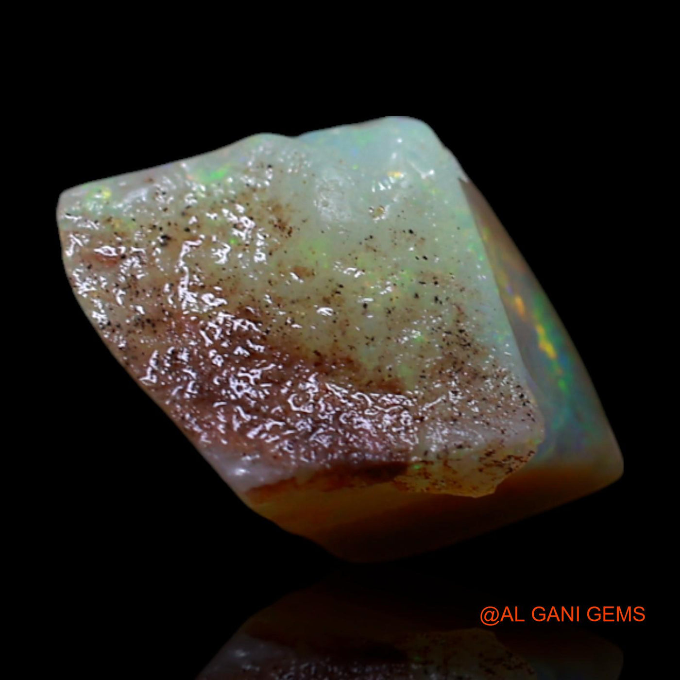 2.00 Cts Natural Australian Fire Opal Loose Gemstone Fancy Rough 9x8x6 mm RG-695