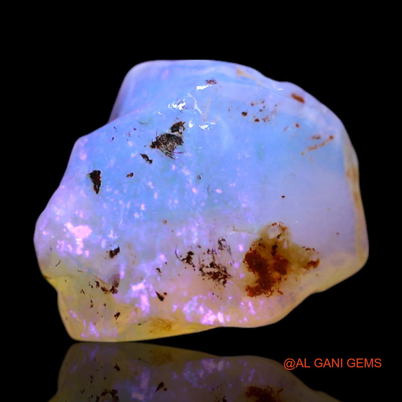 2.00 Cts Natural Australian Fire Opal Loose Gemstone Fancy Rough 10x9x5 mm RG-697