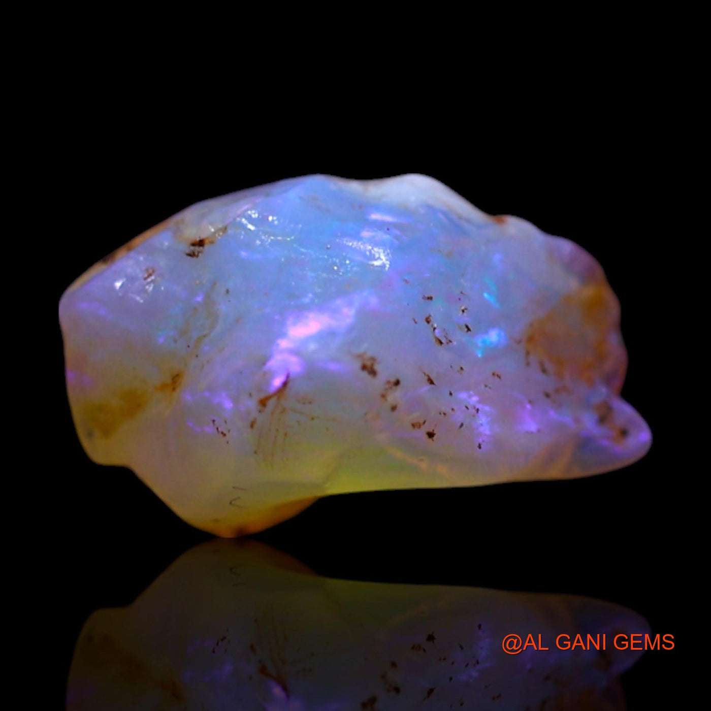 2.00 Cts Natural Australian Fire Opal Fancy Rough Loose Gemstone For Jewelry 11x7x6 mm RG-698