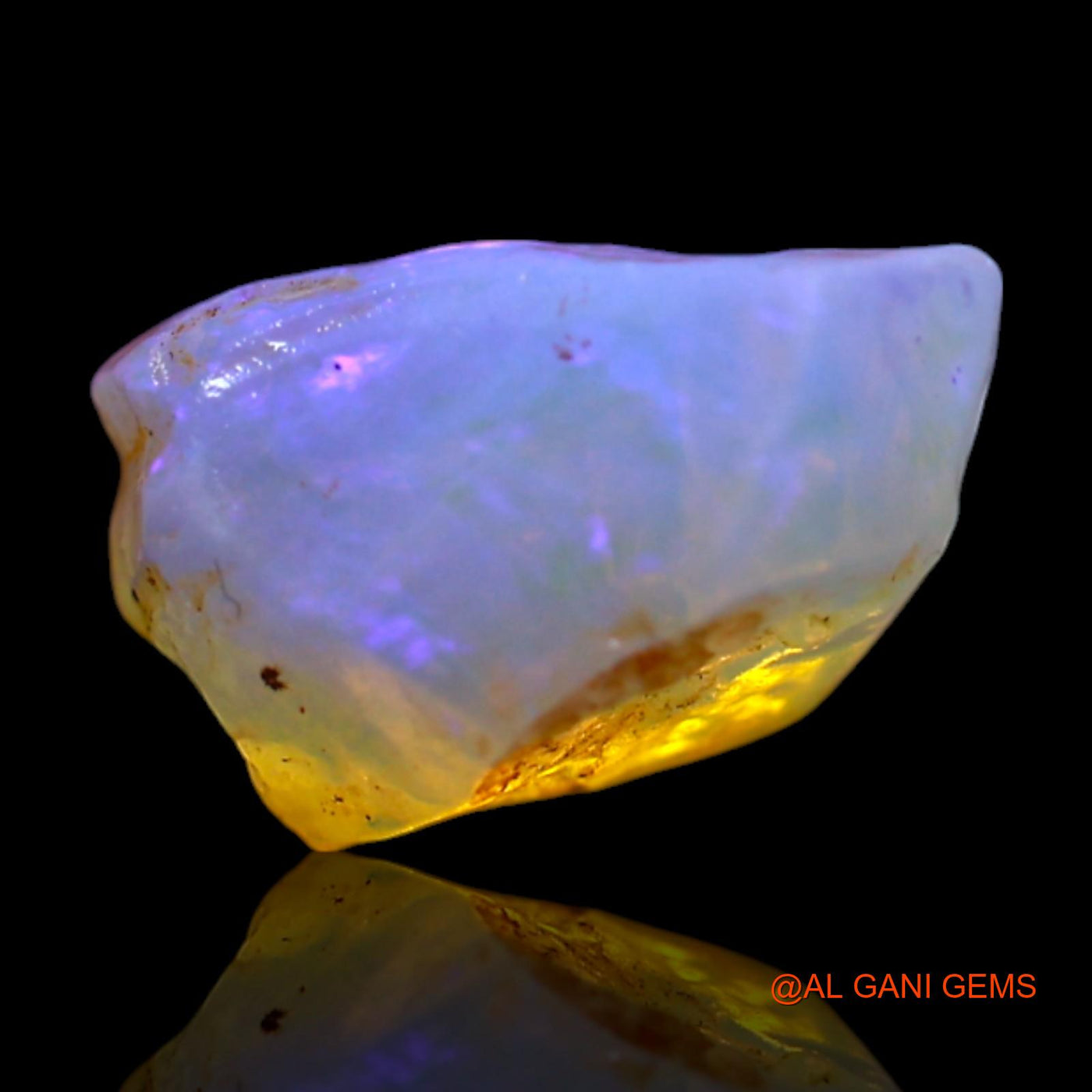 2.00 Cts Unheated Australian Fire Opal Loose Gemstone Fancy Rough Natural 10x6x6 mm RG-699