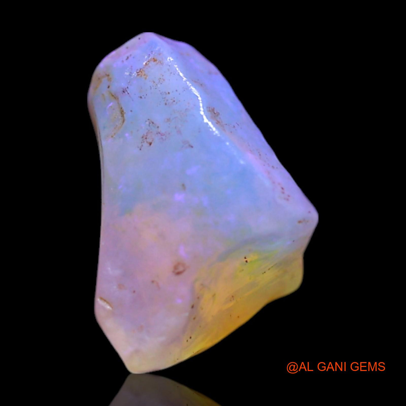 2.00 Cts Unheated Australian Fire Opal Loose Gemstone Fancy Rough Natural 10x6x6 mm RG-699