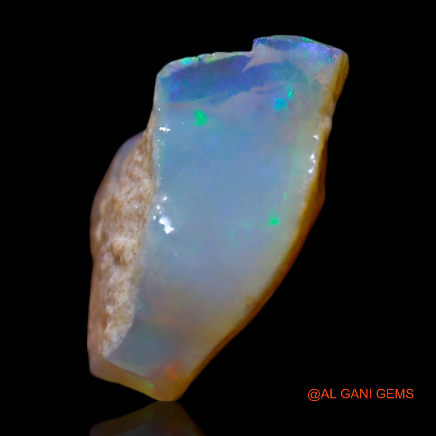 1.70 Cts Natural Australian Fire Opal Loose Gemstone Fancy Rough 11x8x5 mm RG-700