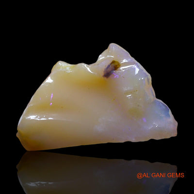 Natural Fire Opal Gemstone 8.00 Cts Loose Fancy Rough From Australia 23x14x6 mm RG-705