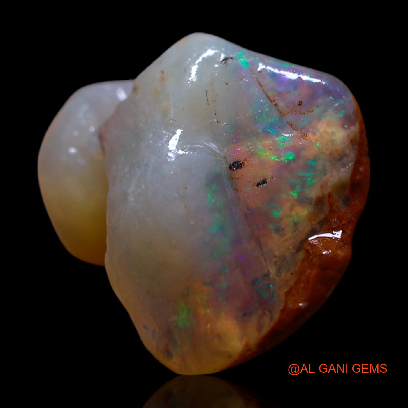 8.00 Cts Natural Australian Fire Opal Loose Gemstone Fancy Rough 17x12x9 mm RG-717