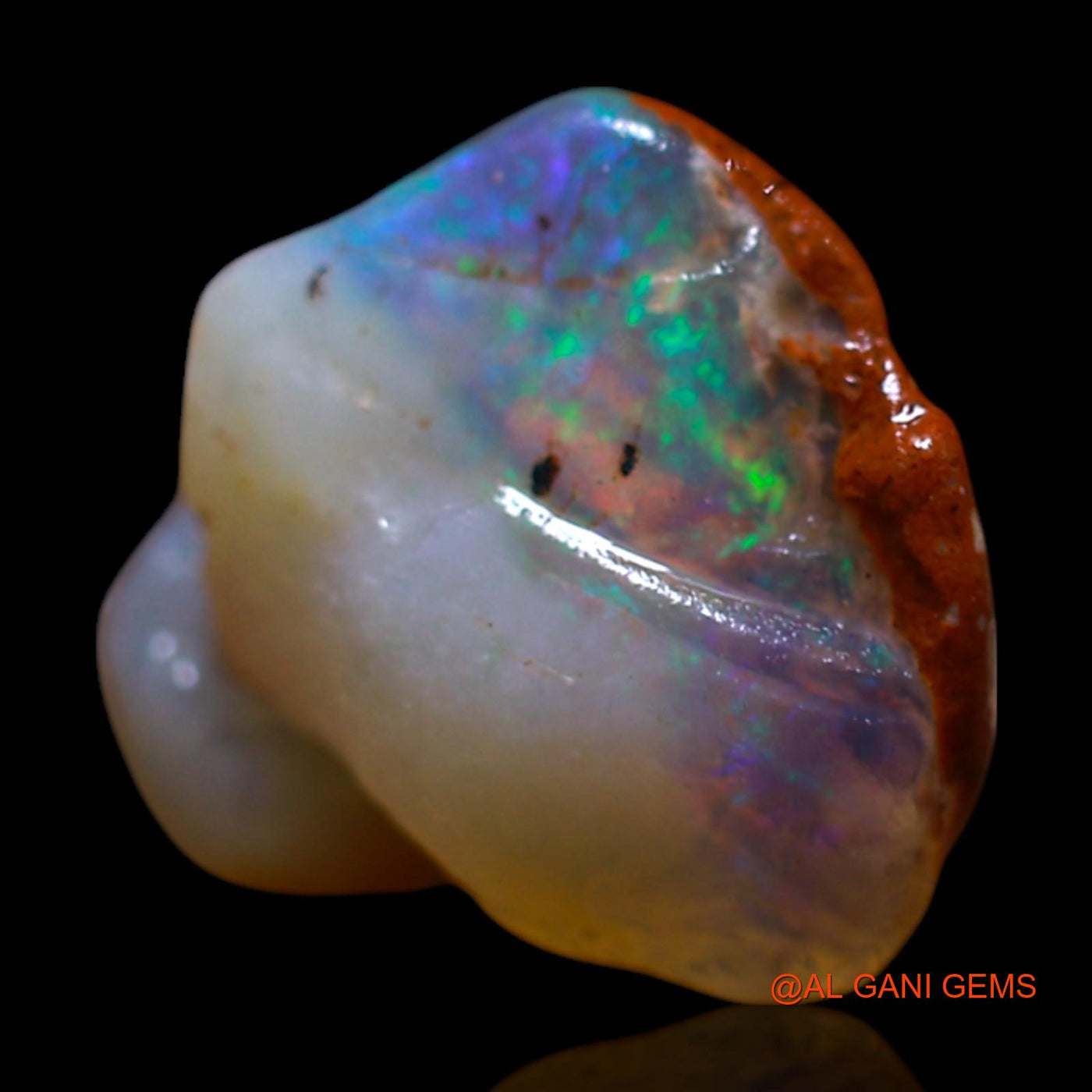 8.00 Cts Natural Australian Fire Opal Loose Gemstone Fancy Rough 17x12x9 mm RG-717