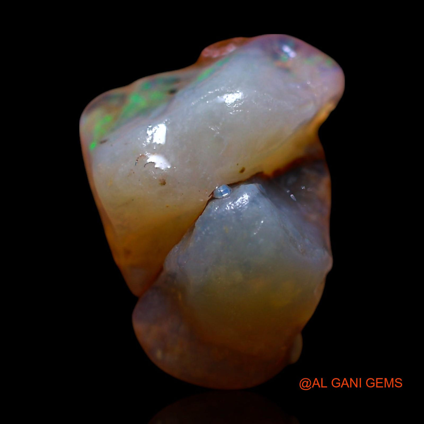 8.00 Cts Natural Australian Fire Opal Loose Gemstone Fancy Rough 17x12x9 mm RG-717