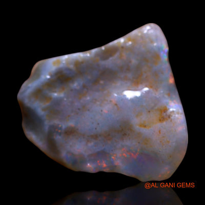 Natural Untreated Fire Opal Loose Gemstone Fancy Rough From Australia 6.00 Cts 15x14x5 mm RG-718