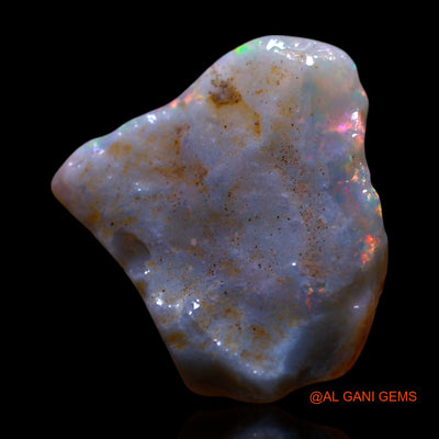 Natural Untreated Fire Opal Loose Gemstone Fancy Rough From Australia 6.00 Cts 15x14x5 mm RG-718