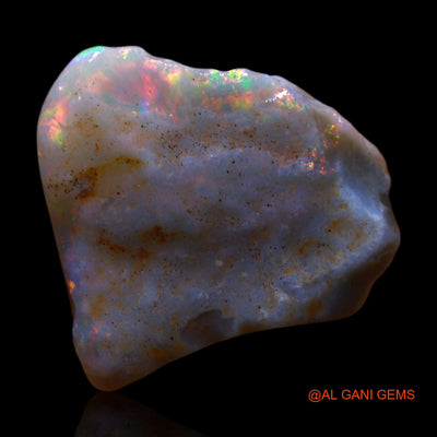Natural Untreated Fire Opal Loose Gemstone Fancy Rough From Australia 6.00 Cts 15x14x5 mm RG-718