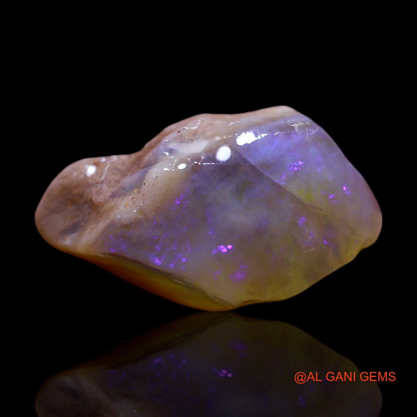 8.00 Cts Unheated Australian Fire Opal Loose Gemstone Fancy Rough Natural 19x10x9 mm RG-719