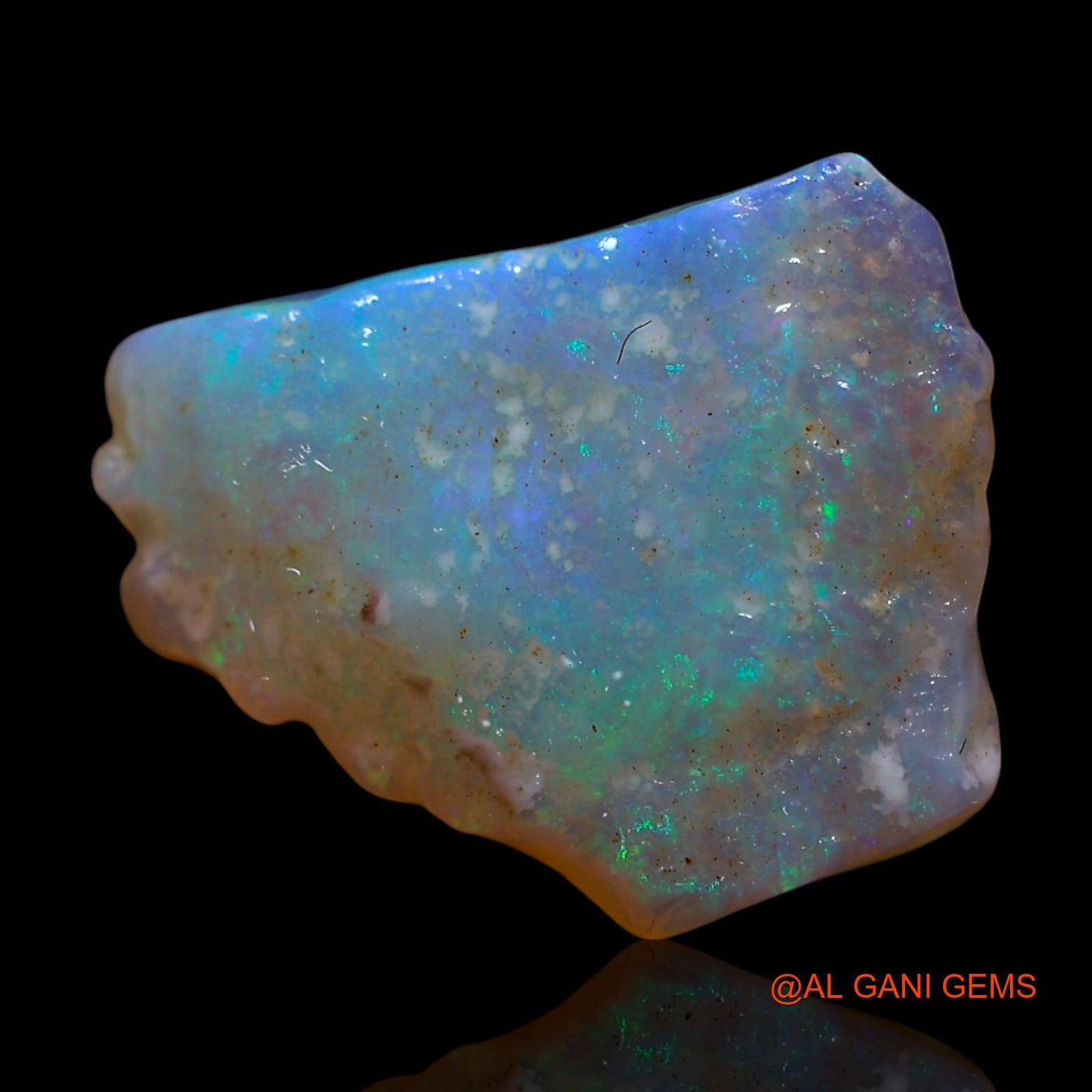 2.00 Cts Natural Australian Fire Opal Fancy Rough Loose Gemstone For Jewelry 13x10x3 mm RG-71