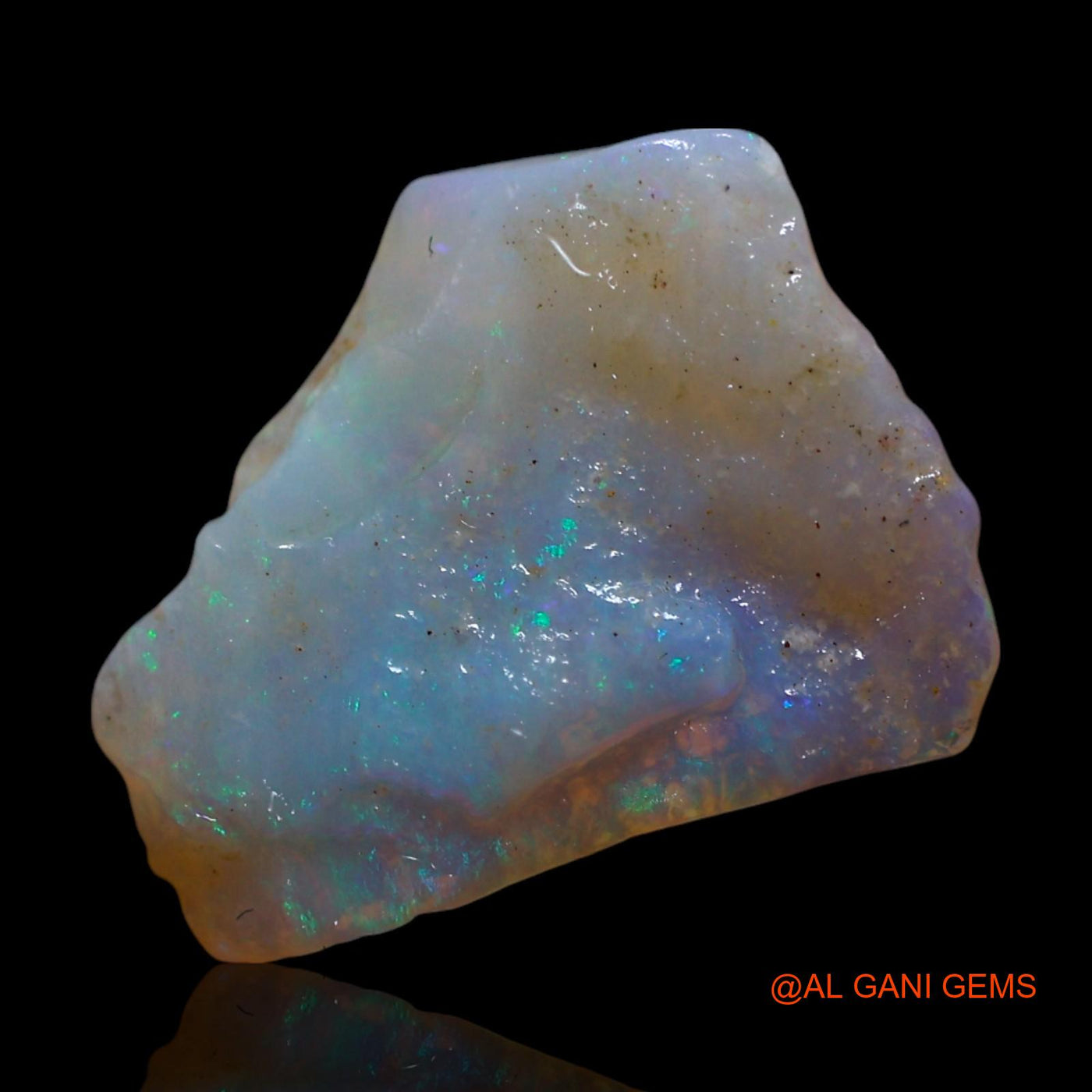 2.00 Cts Natural Australian Fire Opal Fancy Rough Loose Gemstone For Jewelry 13x10x3 mm RG-71