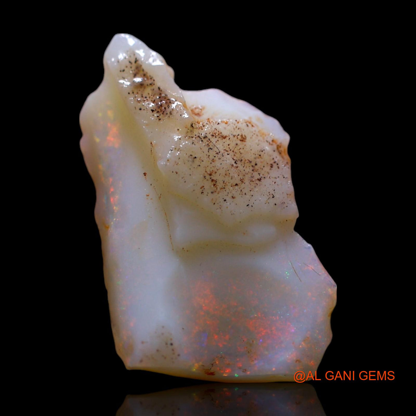 3.00 Cts Natural Australian Fire Opal Loose Gemstone Fancy Rough 19x10x5 mm RG-721