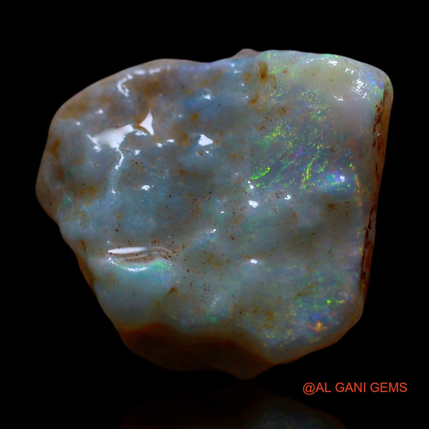 5.00 Cts Natural Australian Fire Opal Loose Gemstone Fancy Rough 15x14x5 mm RG-722