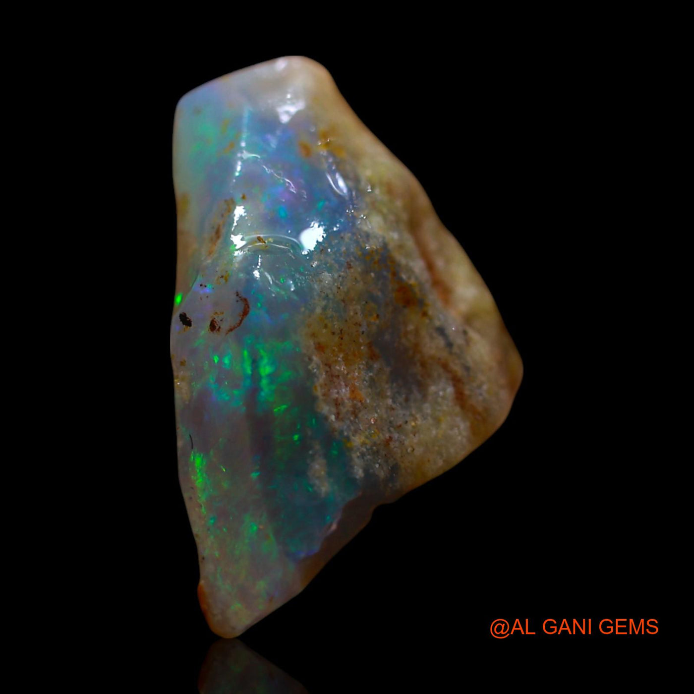 6.00 Cts Unheated Australian Fire Opal Loose Gemstone Fancy Rough Natural 18x12x6 mm RG-723