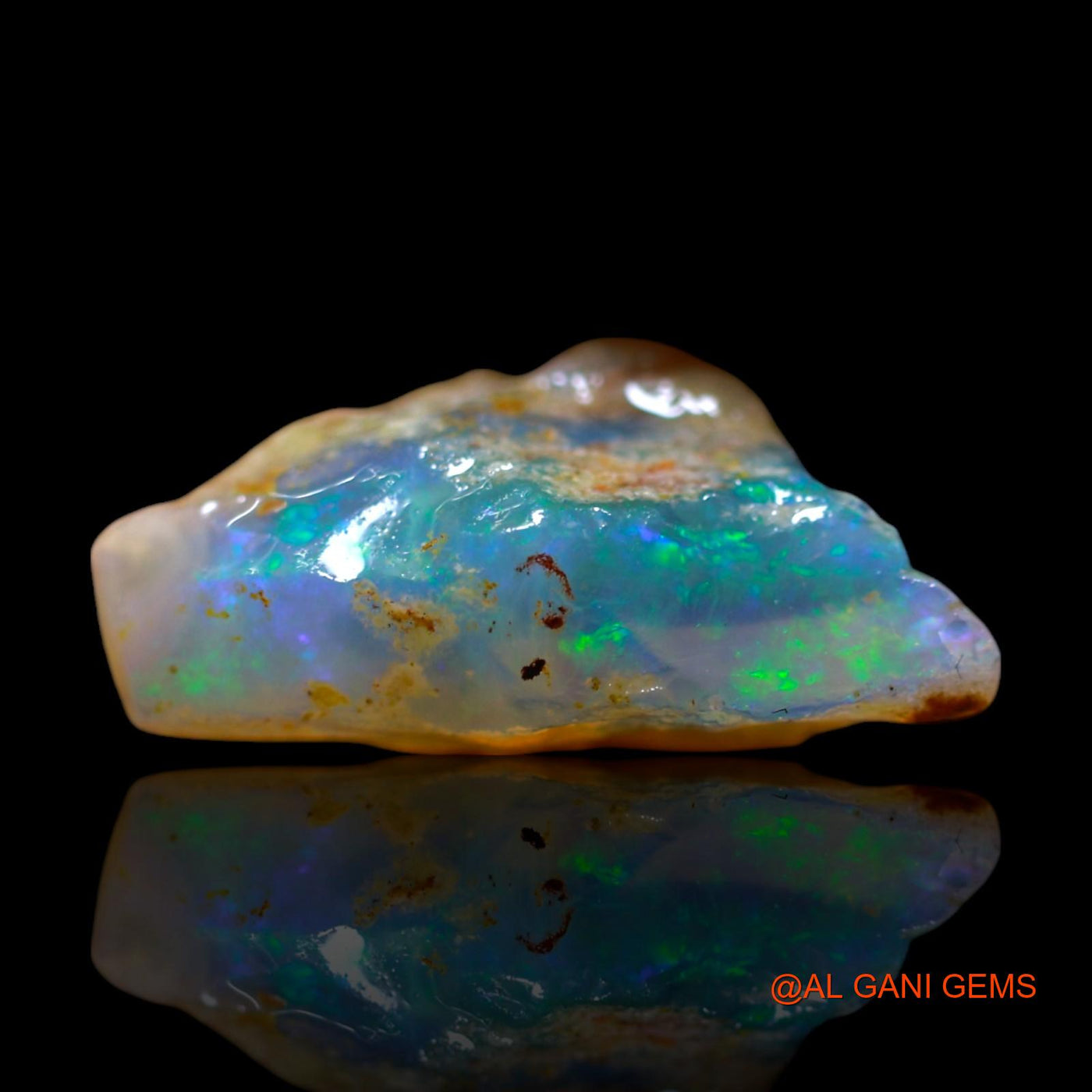 6.00 Cts Unheated Australian Fire Opal Loose Gemstone Fancy Rough Natural 18x12x6 mm RG-723