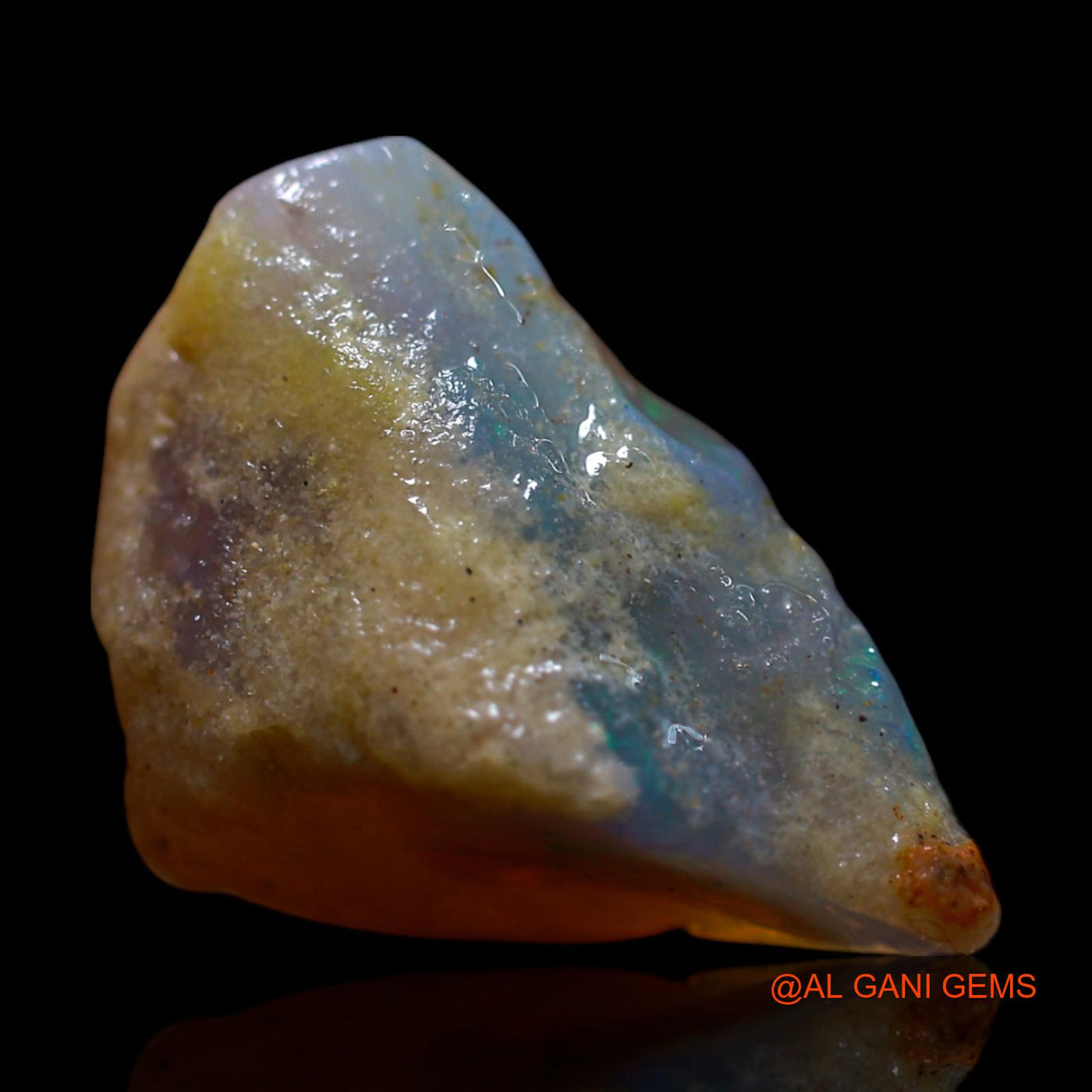 6.00 Cts Unheated Australian Fire Opal Loose Gemstone Fancy Rough Natural 18x12x6 mm RG-723