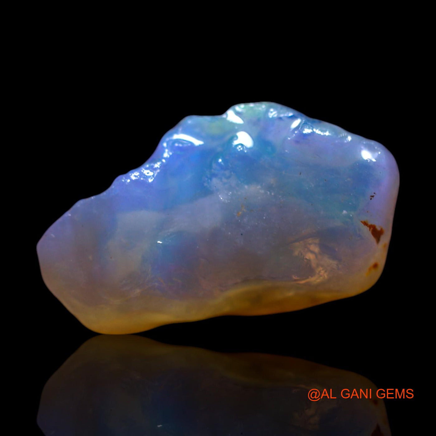 7.00 Cts Natural Australian Fire Opal Loose Gemstone Fancy Rough 17x10x9 mm RG-724