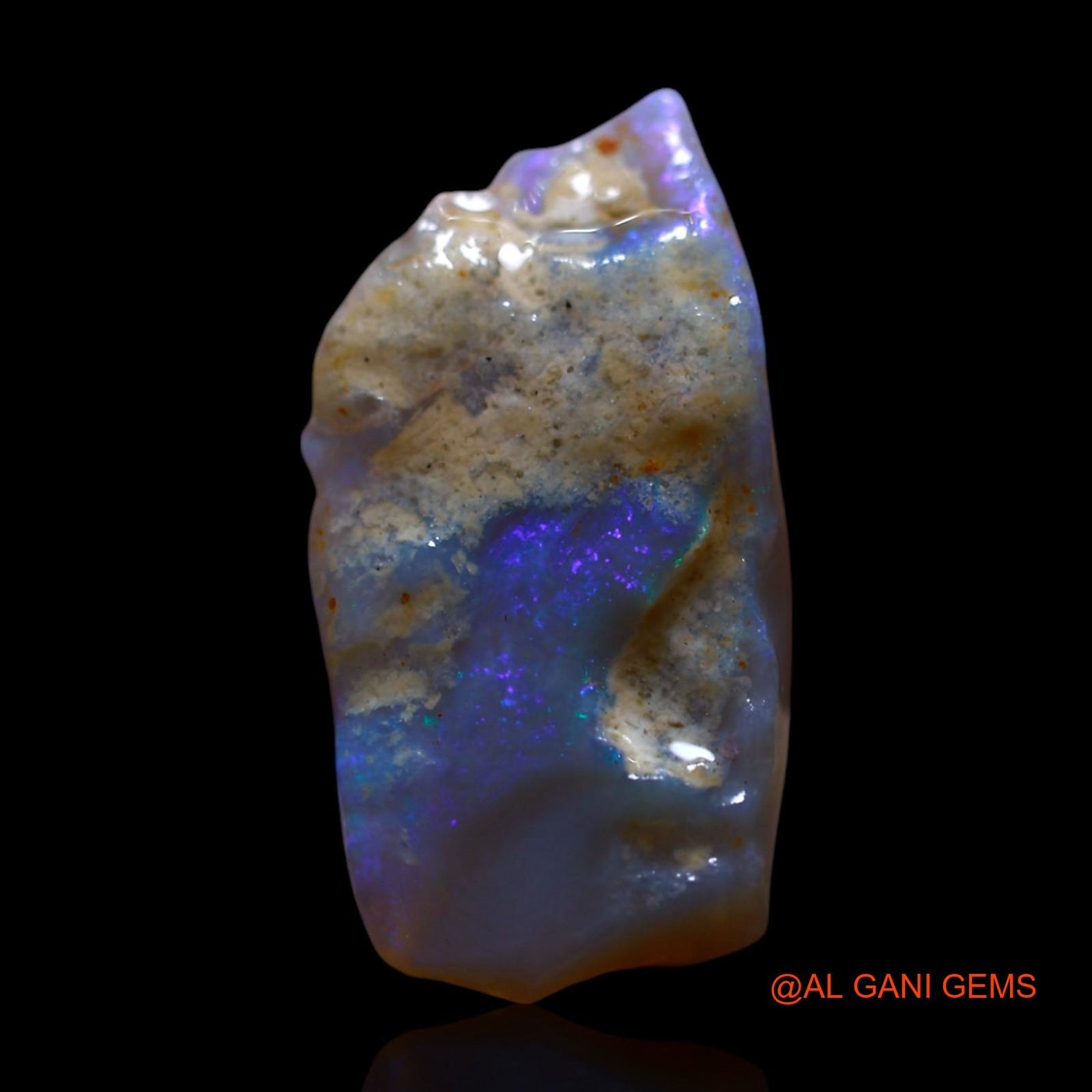 5.00 Cts Natural Australian Fire Opal Loose Gemstone Fancy Rough 19x9x6 mm RG-725