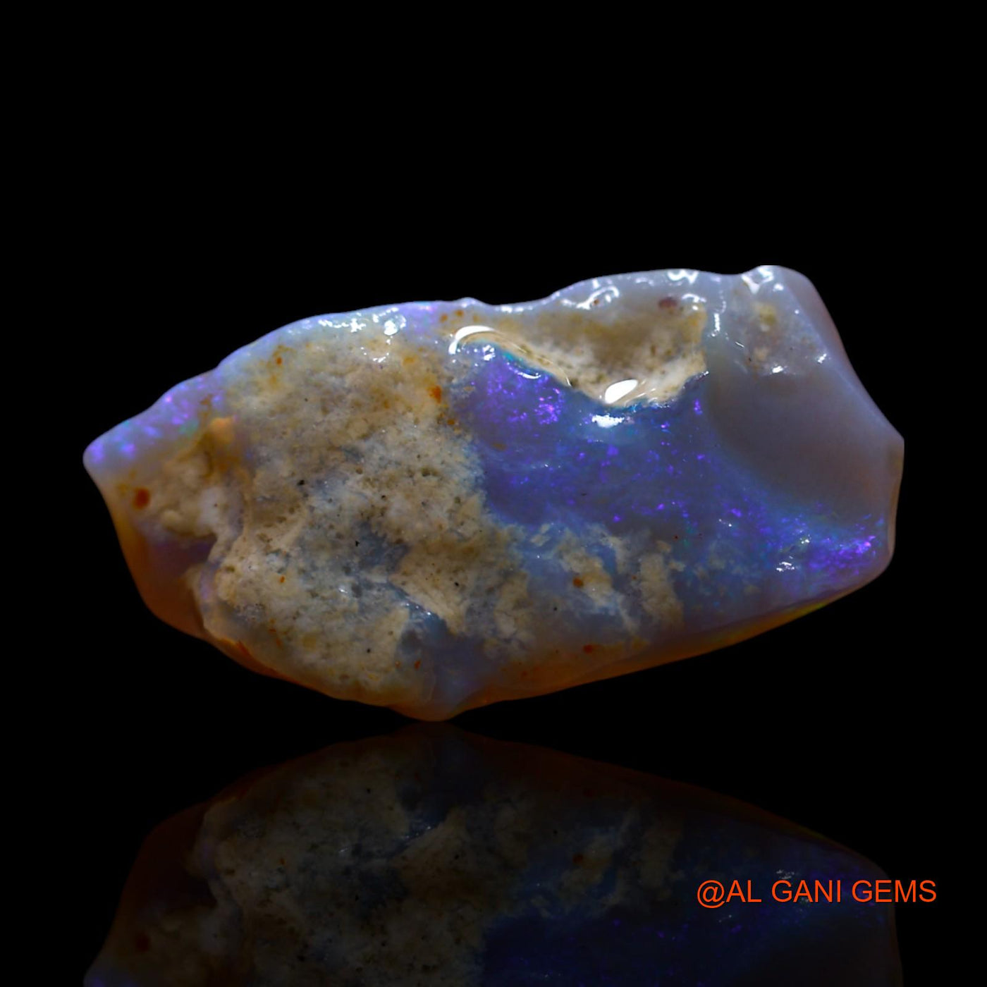 5.00 Cts Natural Australian Fire Opal Loose Gemstone Fancy Rough 19x9x6 mm RG-725