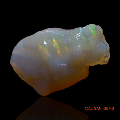 Natural Fire Opal Gemstone 4.00 Cts Loose Fancy Rough From Australia 15x9x5 mm RG-739