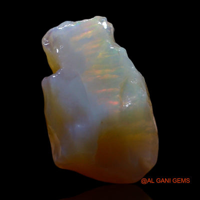 Natural Fire Opal Gemstone 4.00 Cts Loose Fancy Rough From Australia 15x9x5 mm RG-739
