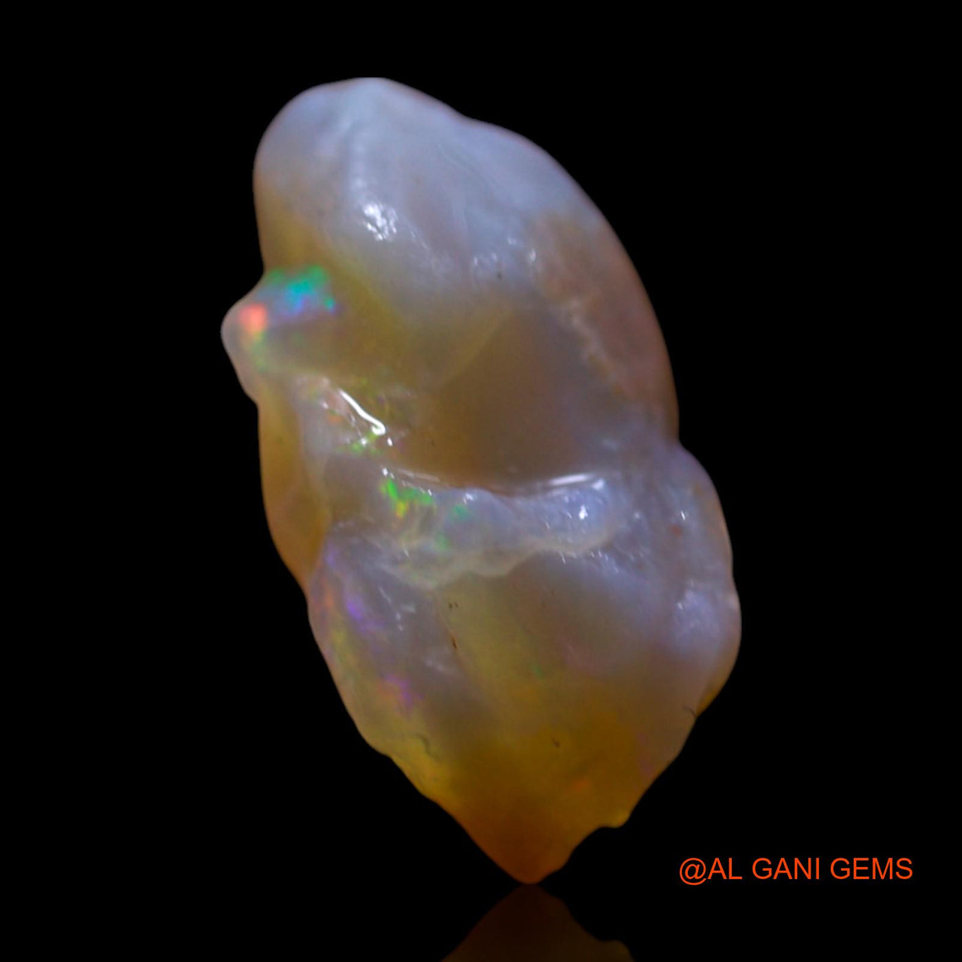 4.00 Cts Unheated Australian Fire Opal Loose Gemstone Fancy Rough Natural 15x8x7 mm RG-740