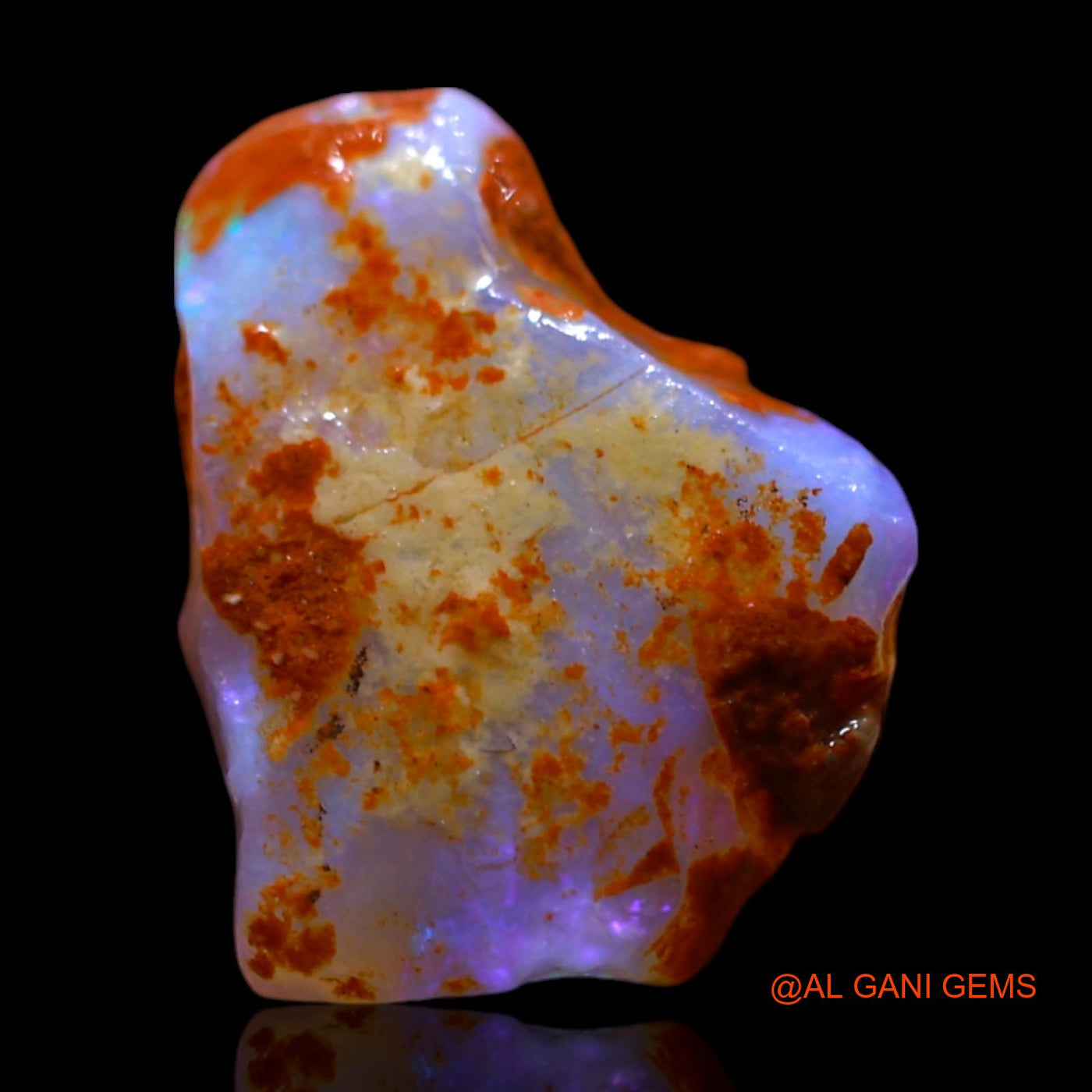4.00 Cts Natural Australian Fire Opal Fancy Rough Loose Gemstone For Jewelry 14x10x5 mm RG-742