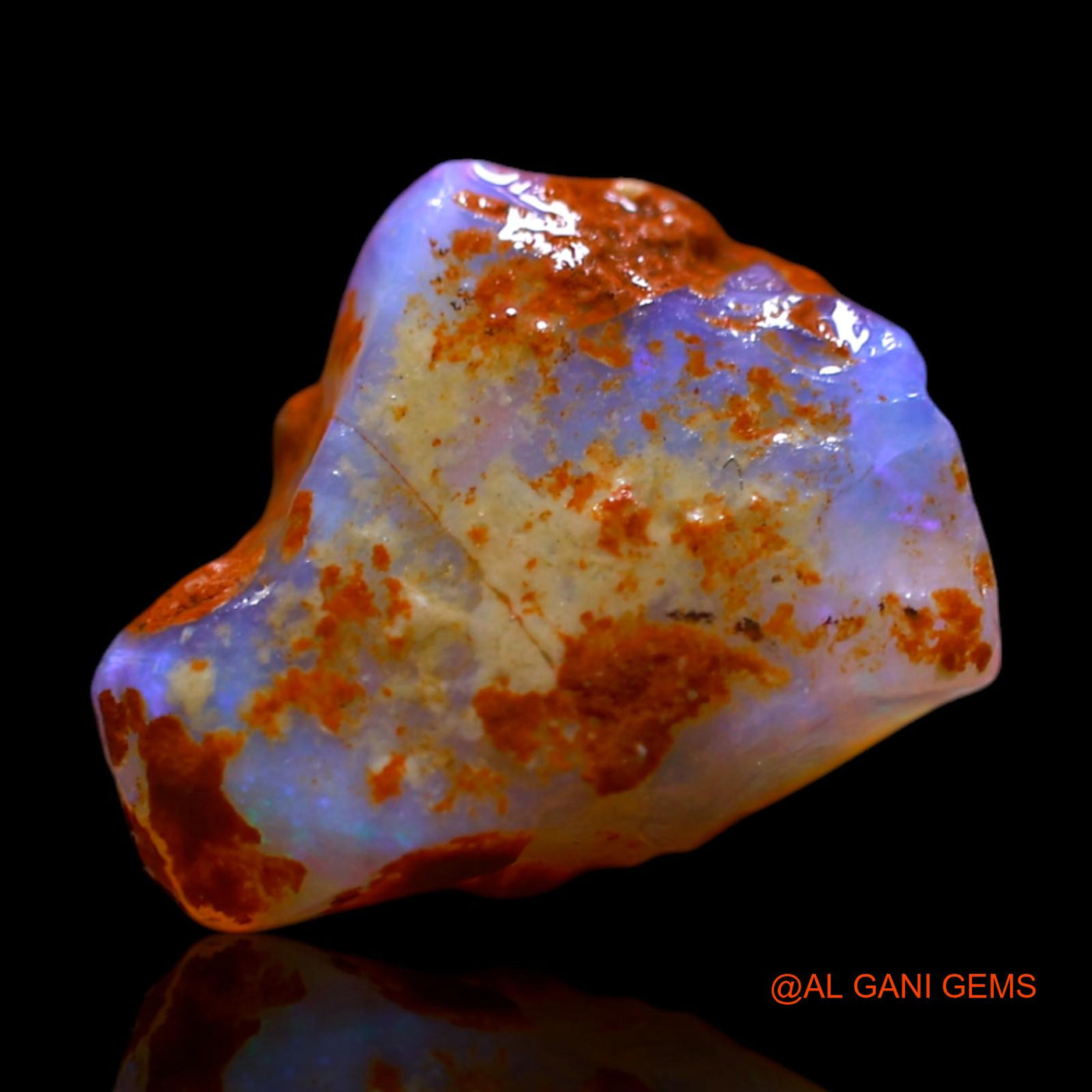 4.00 Cts Natural Australian Fire Opal Fancy Rough Loose Gemstone For Jewelry 14x10x5 mm RG-742