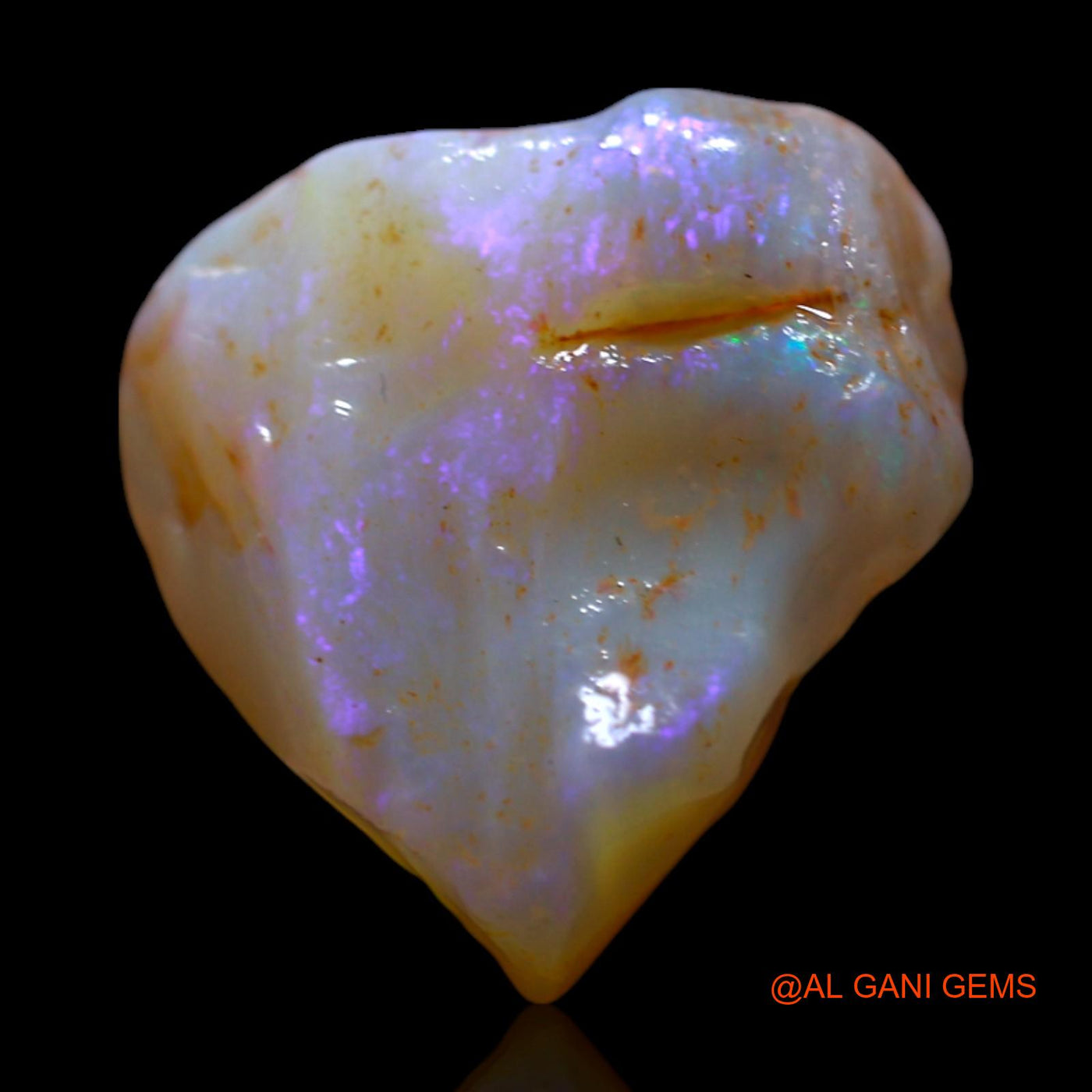 4.00 Cts Natural Australian Fire Opal Fancy Rough Loose Gemstone For Jewelry 13x12x5 mm RG-743