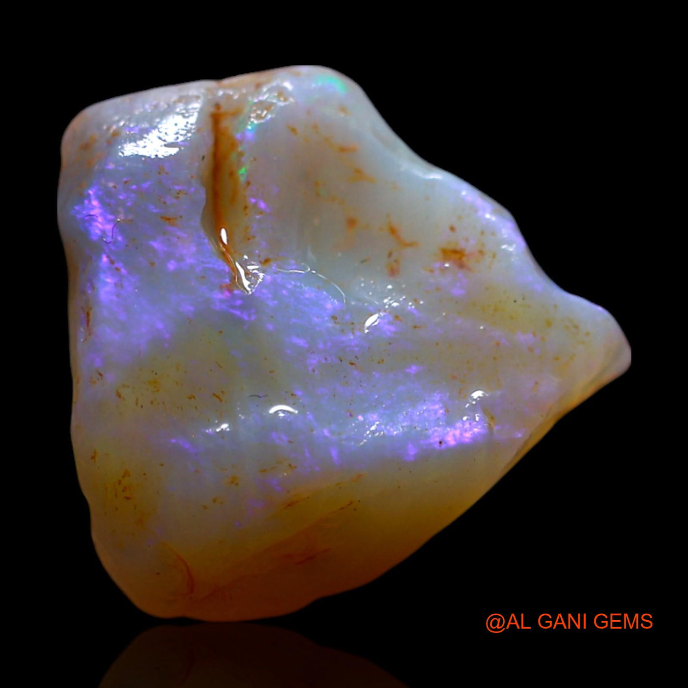 4.00 Cts Natural Australian Fire Opal Fancy Rough Loose Gemstone For Jewelry 13x12x5 mm RG-743