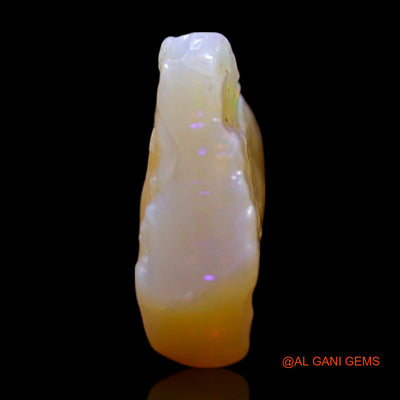 Natural Fire Opal Gemstone 5.00 Cts Loose Fancy Rough From Australia 12x7x5 mm RG-745