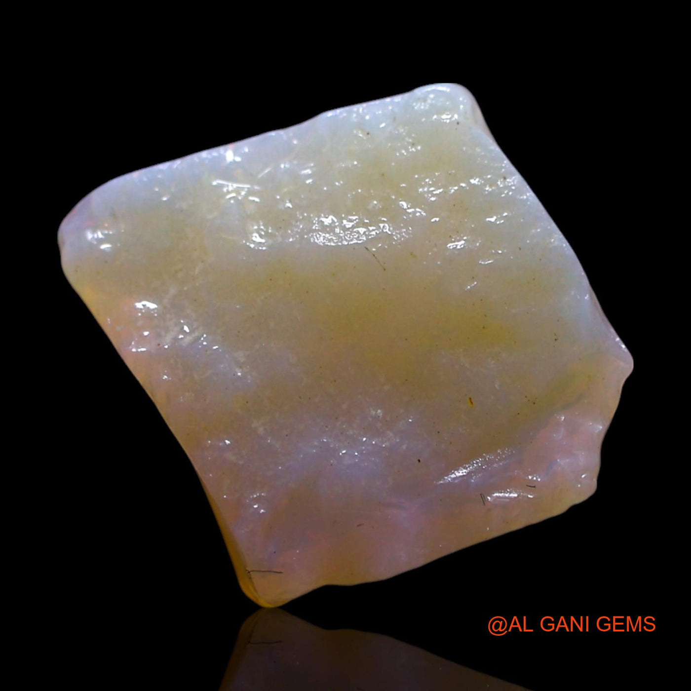 Natural Fire Opal Gemstone 5.00 Cts Loose Fancy Rough From Australia 12x7x5 mm RG-745
