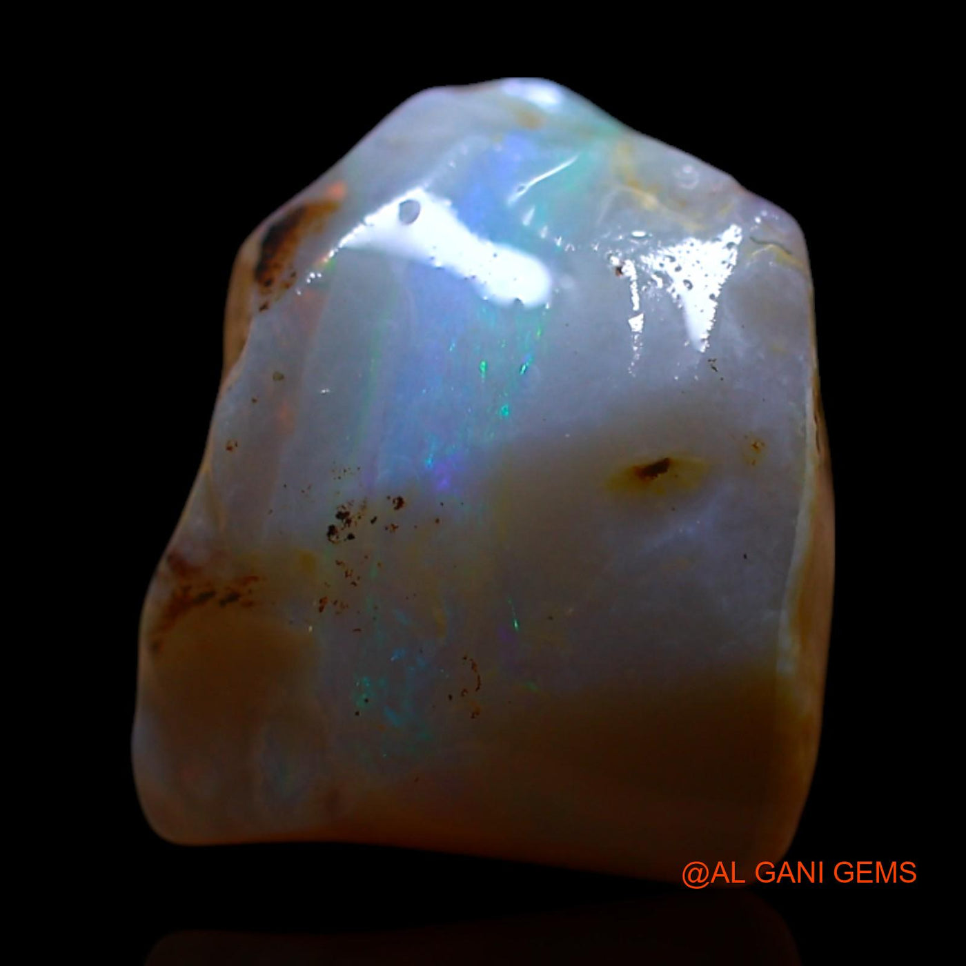 8.00 Cts Natural Australian Fire Opal Fancy Rough Loose Gemstone For Jewelry 11x10x5 mm RG-746