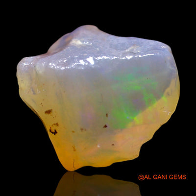 Natural Fire Opal Gemstone 6.00 Cts Loose Fancy Rough From Australia 13x12x8 mm RG-748