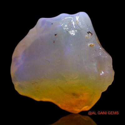 Natural Fire Opal Gemstone 6.00 Cts Loose Fancy Rough From Australia 13x12x8 mm RG-748