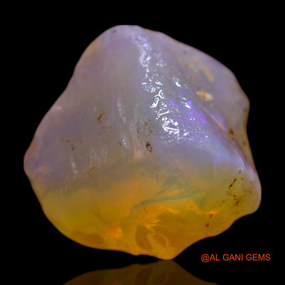 Natural Fire Opal Gemstone 6.00 Cts Loose Fancy Rough From Australia 13x12x8 mm RG-748