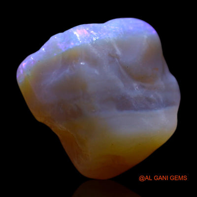 Natural Untreated Fire Opal Loose Gemstone Fancy Rough From Australia 6.00 Cts 12x11x9 mm RG-749