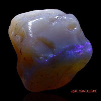 Natural Untreated Fire Opal Loose Gemstone Fancy Rough From Australia 6.00 Cts 12x11x9 mm RG-749