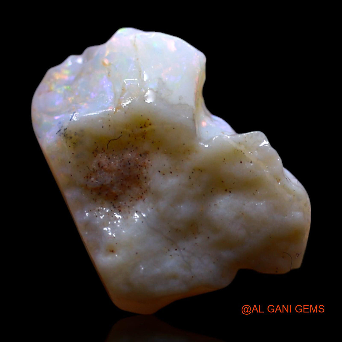 4.00 Cts Natural Australian Fire Opal Loose Gemstone Fancy Rough 14x9x6 mm RG-750